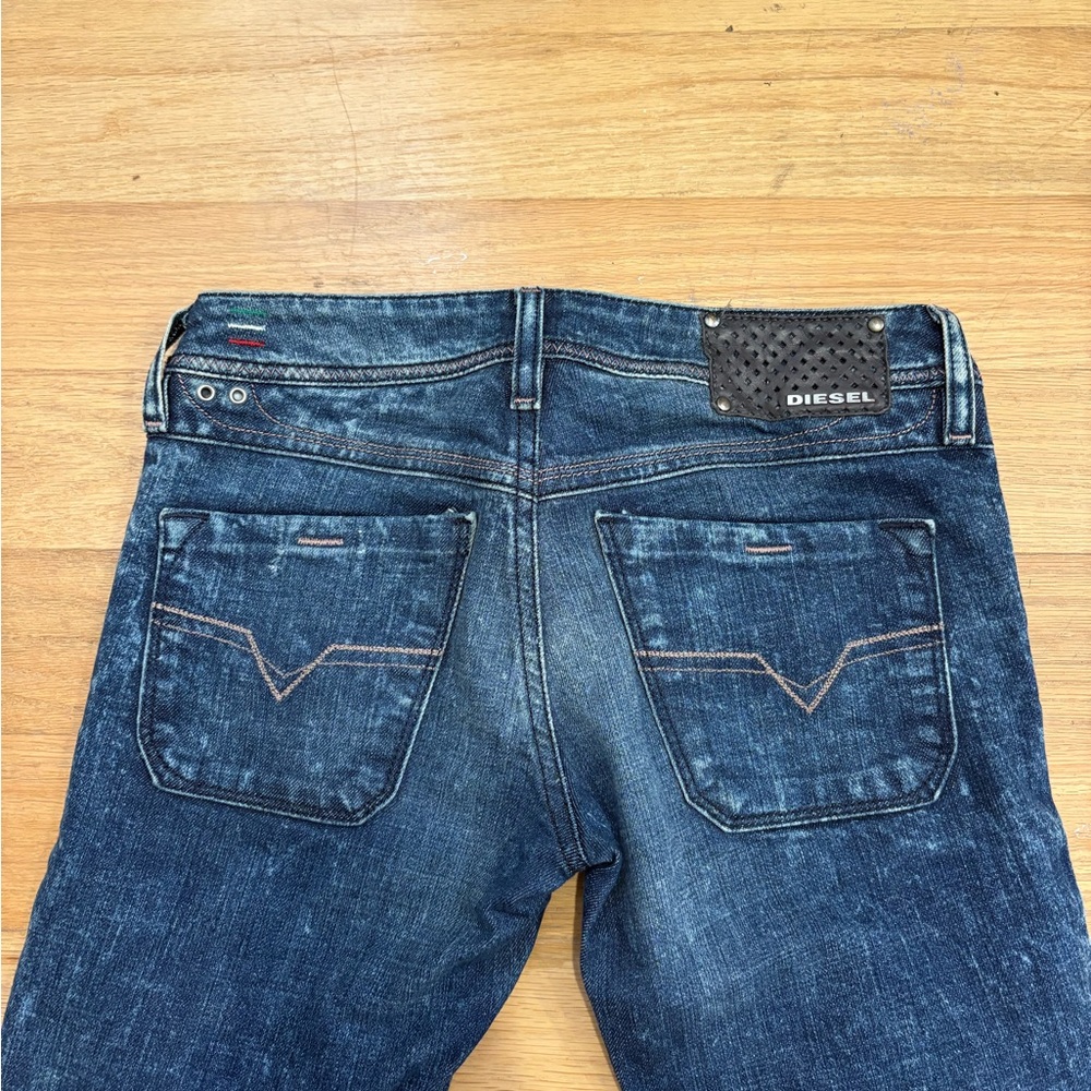 Diesel Slim Straight Jeans in Dark Blue Wash - Picture 5 of 5